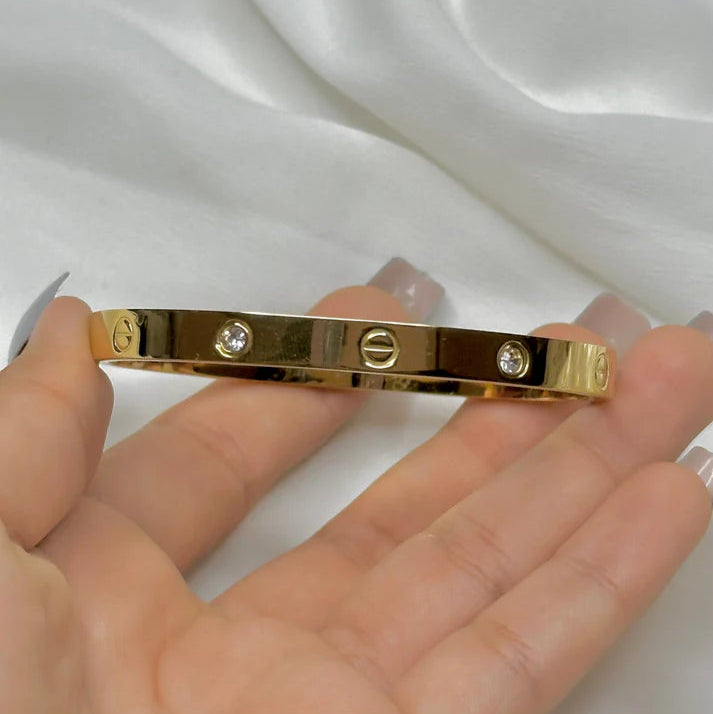 Bracelet Kada - 18K Gold Plated, Waterproof and Anti-Tarnish